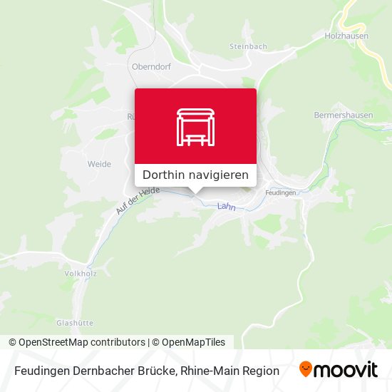 Feudingen Dernbacher Brücke Karte
