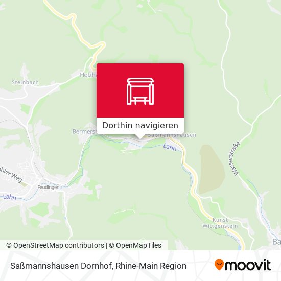 Saßmannshausen Dornhof Karte