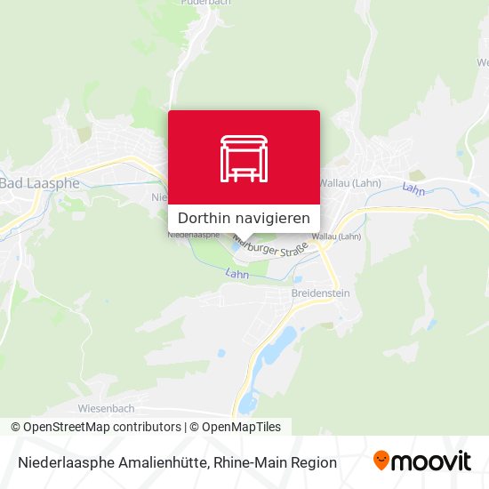 Niederlaasphe Amalienhütte Karte