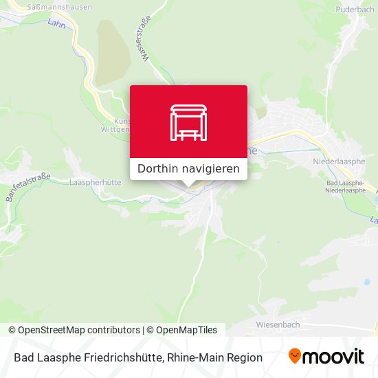 Bad Laasphe Friedrichshütte Karte