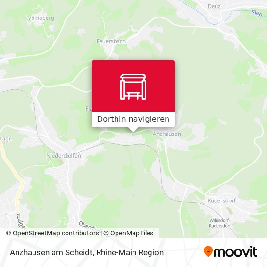 Anzhausen am Scheidt Karte