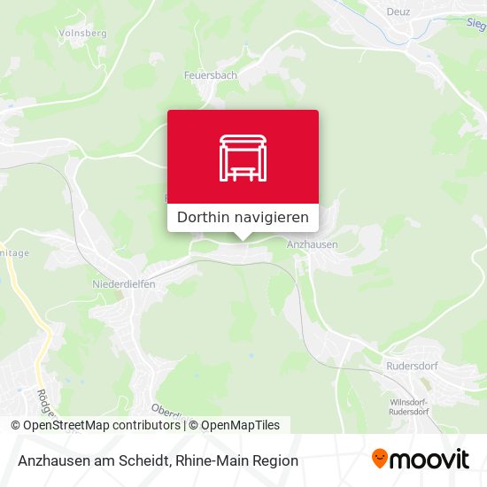 Anzhausen am Scheidt Karte