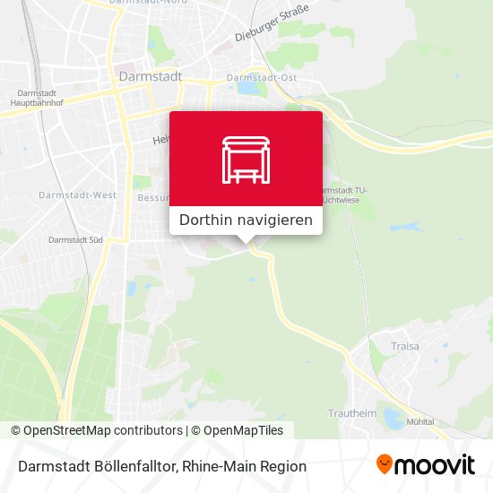 Darmstadt Böllenfalltor Karte