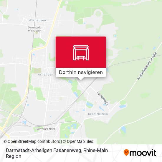 Darmstadt-Arheilgen Fasanenweg Karte