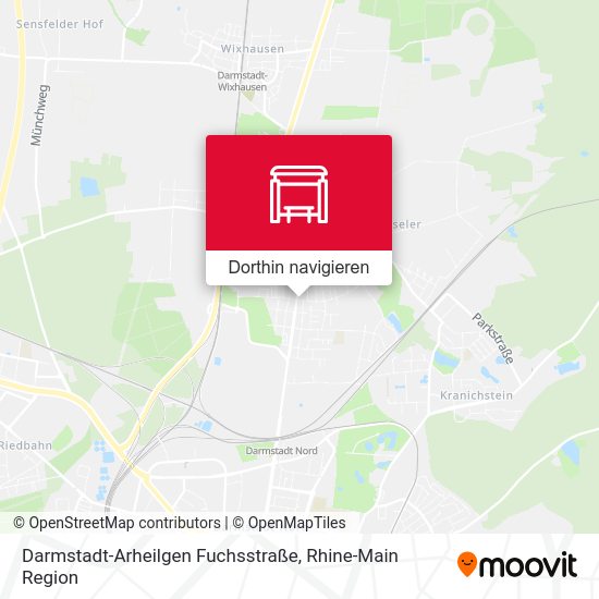 Darmstadt-Arheilgen Fuchsstraße Karte