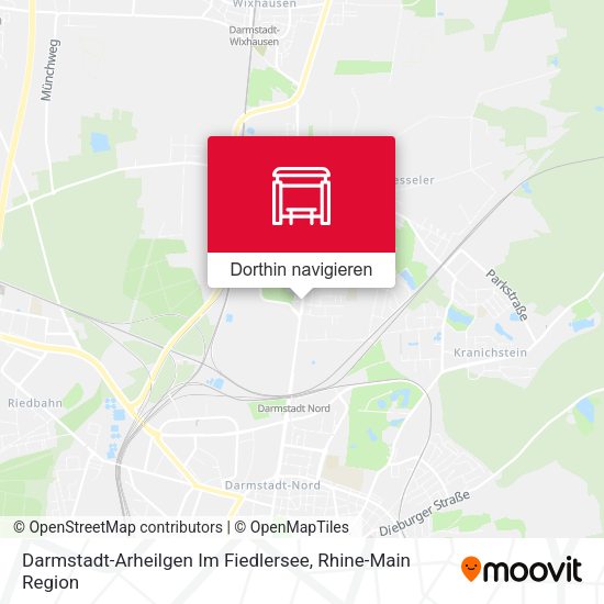 Darmstadt-Arheilgen Im Fiedlersee Karte