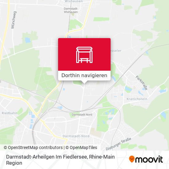 Darmstadt-Arheilgen Im Fiedlersee Karte