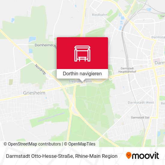 Darmstadt Otto-Hesse-Straße Karte
