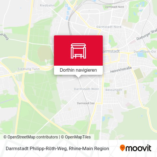 Darmstadt Philipp-Röth-Weg Karte