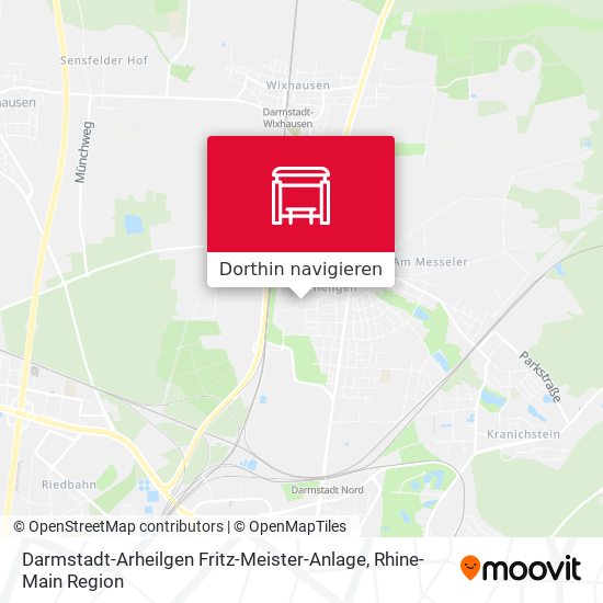 Darmstadt-Arheilgen Fritz-Meister-Anlage Karte