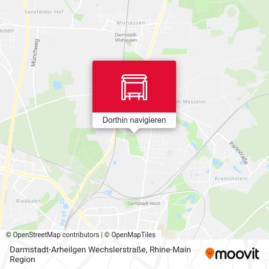 Darmstadt-Arheilgen Wechslerstraße Karte