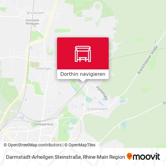 Darmstadt-Arheilgen Steinstraße Karte