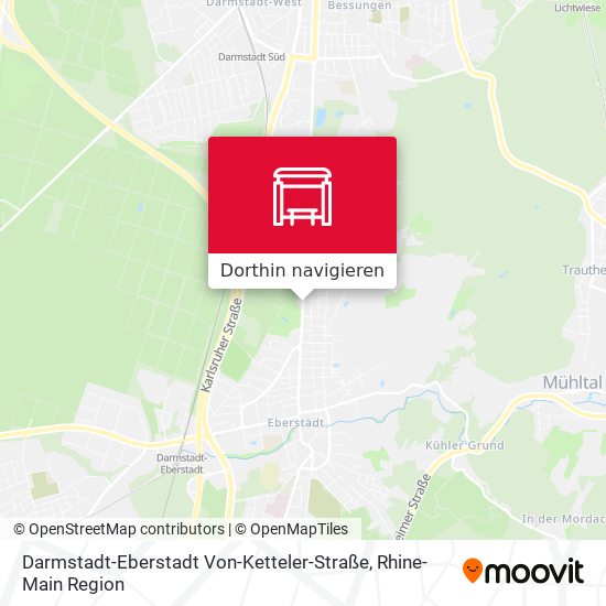 Darmstadt-Eberstadt Von-Ketteler-Straße Karte