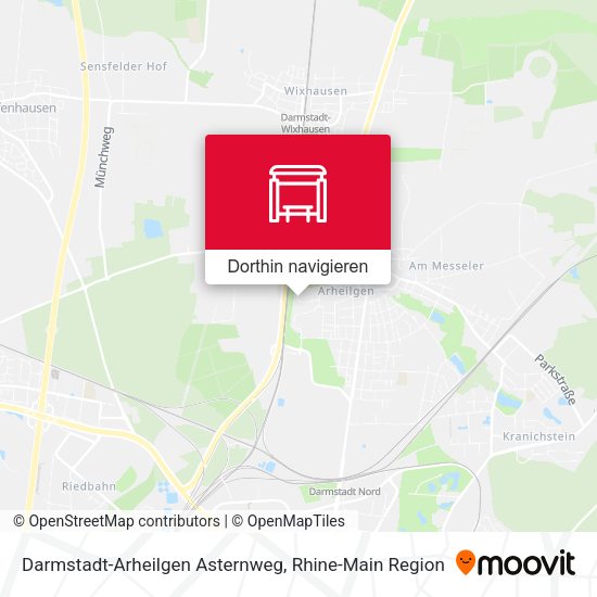 Darmstadt-Arheilgen Asternweg Karte