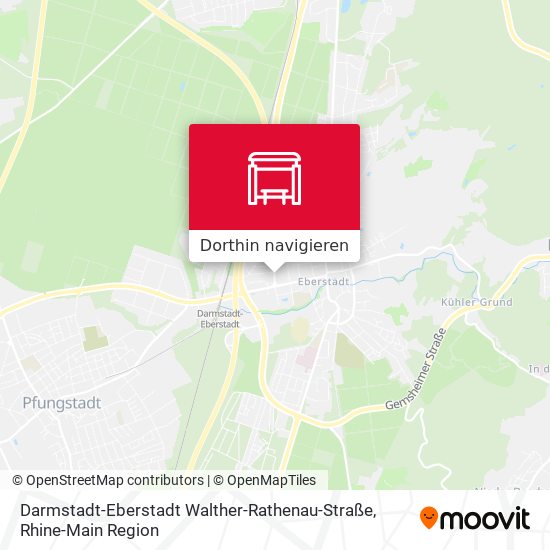 Darmstadt-Eberstadt Walther-Rathenau-Straße Karte
