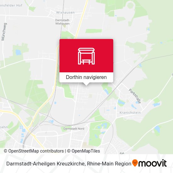 Darmstadt-Arheilgen Kreuzkirche Karte