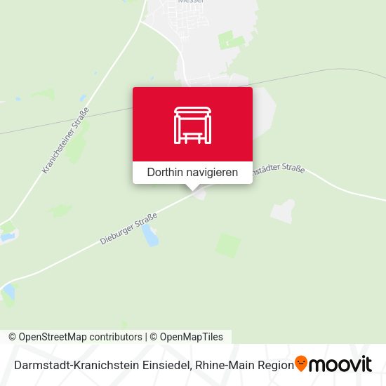 Darmstadt-Kranichstein Einsiedel Karte