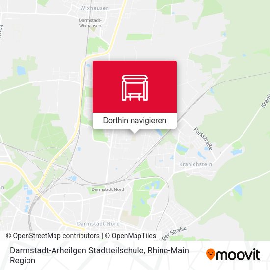 Darmstadt-Arheilgen Stadtteilschule Karte