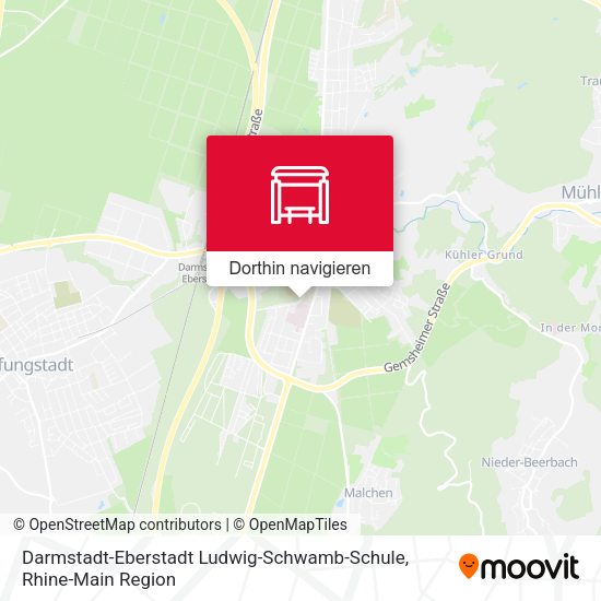 Darmstadt-Eberstadt Ludwig-Schwamb-Schule Karte