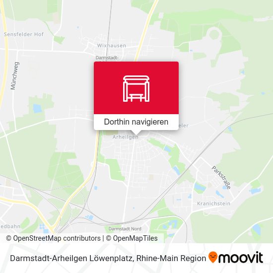 Darmstadt-Arheilgen Löwenplatz Karte