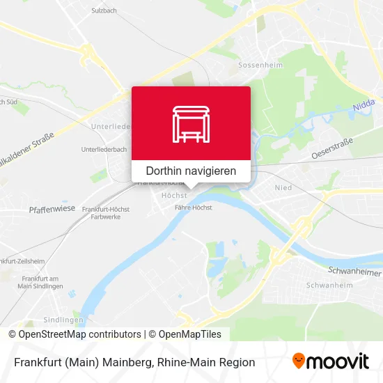 Frankfurt (Main) Mainberg Karte