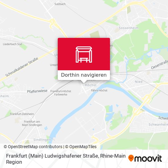 Frankfurt (Main) Ludwigshafener Straße Karte