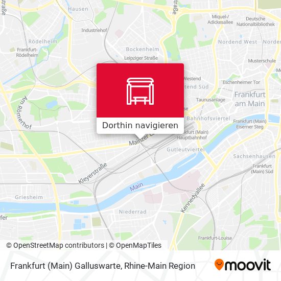 Frankfurt (Main) Galluswarte Karte
