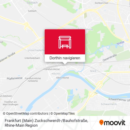 Frankfurt (Main) Zuckschwerdt- / Bauhofstraße Karte