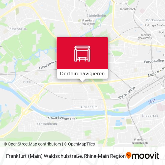 Frankfurt (Main) Waldschulstraße Karte