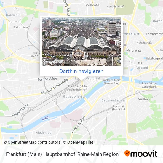Frankfurt (Main) Hauptbahnhof Karte