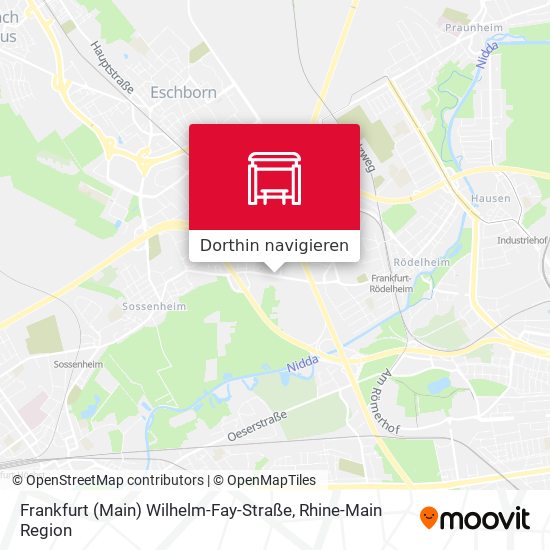 Frankfurt (Main) Wilhelm-Fay-Straße Karte
