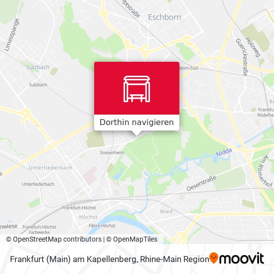 Frankfurt (Main) am Kapellenberg Karte