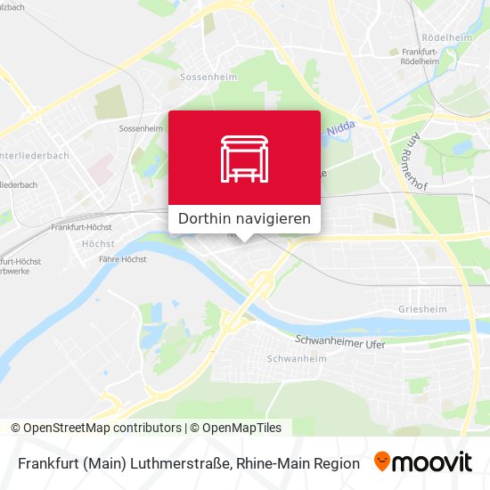 Frankfurt (Main) Luthmerstraße Karte
