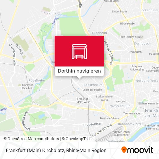 Frankfurt (Main) Kirchplatz Karte
