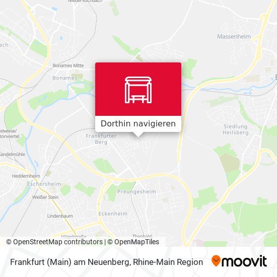 Frankfurt (Main) am Neuenberg Karte