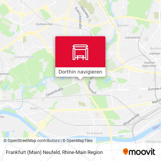 Frankfurt (Main) Neufeld Karte