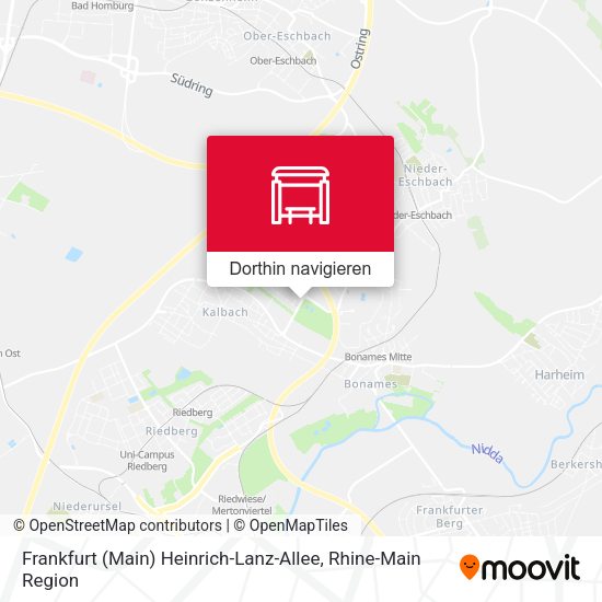 Frankfurt (Main) Heinrich-Lanz-Allee Karte