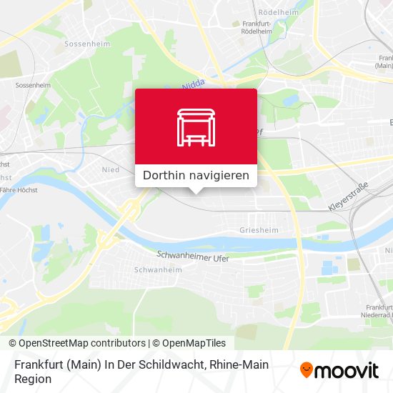 Frankfurt (Main) In Der Schildwacht Karte