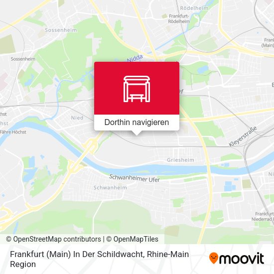 Frankfurt (Main) In Der Schildwacht Karte