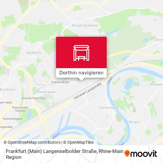 Frankfurt (Main) Langenselbolder Straße Karte