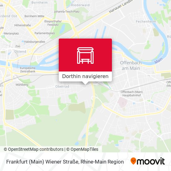 Frankfurt (Main) Wiener Straße Karte