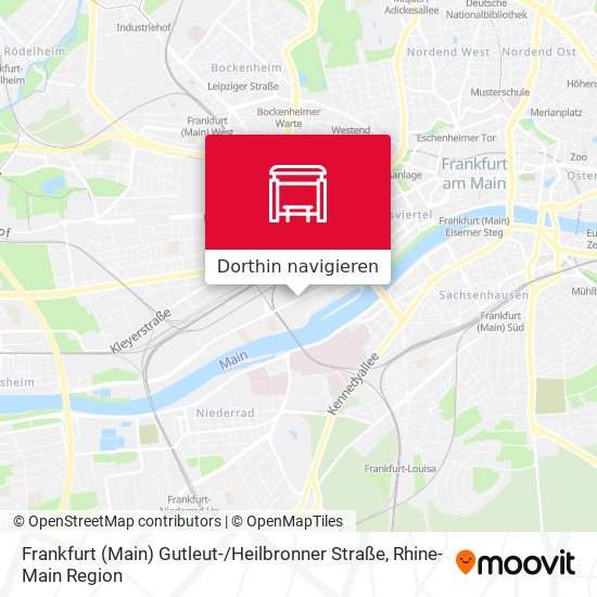 Frankfurt (Main) Gutleut- / Heilbronner Straße Karte