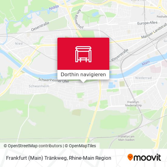 Frankfurt (Main) Tränkweg Karte