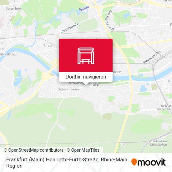 Frankfurt (Main) Henriette-Fürth-Straße Karte