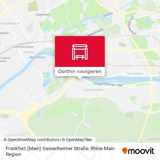 Frankfurt (Main) Geisenheimer Straße Karte