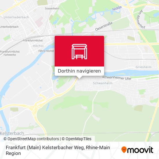 Frankfurt (Main) Kelsterbacher Weg Karte