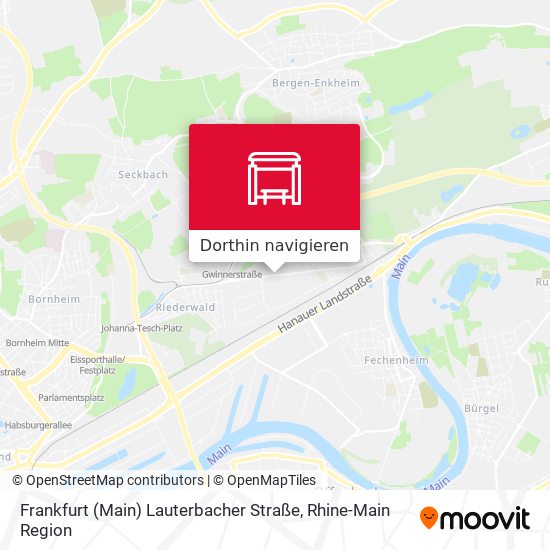 Frankfurt (Main) Lauterbacher Straße Karte