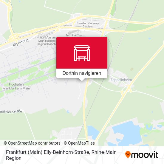 Frankfurt (Main) Elly-Beinhorn-Straße Karte