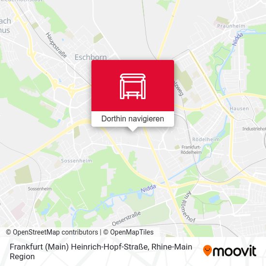 Frankfurt (Main) Heinrich-Hopf-Straße Karte