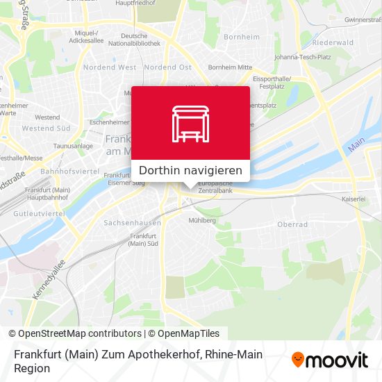 Frankfurt (Main) Zum Apothekerhof Karte